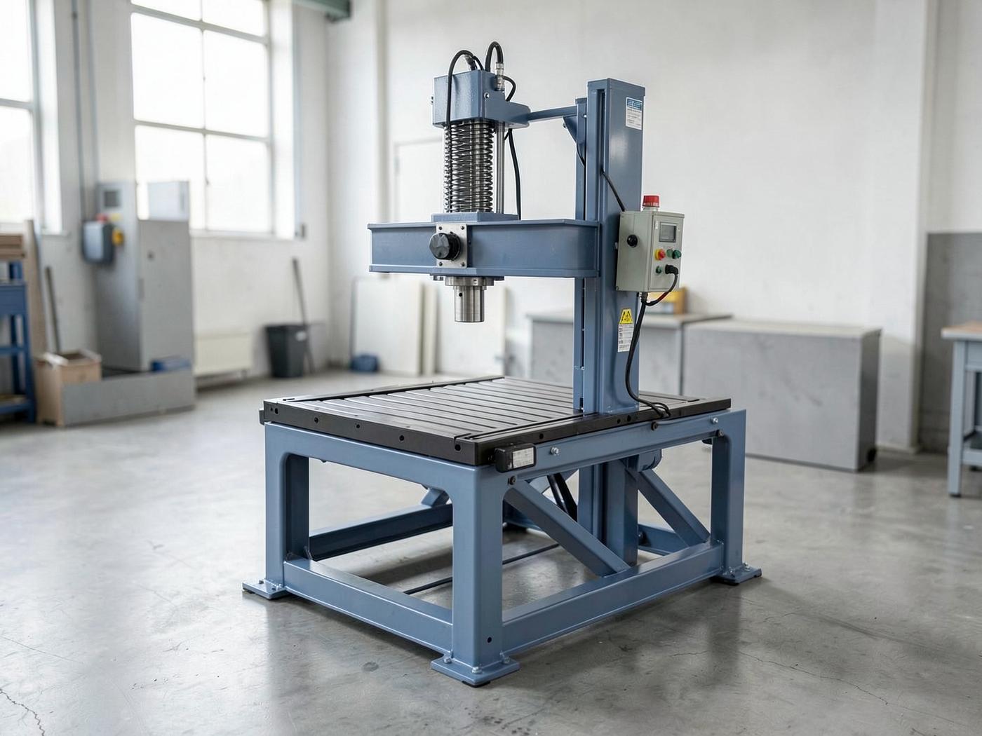 Equipamento industrial ilustrativo para a categoria de prensa hidráulica